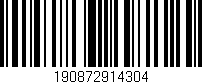 Código de barras (EAN, GTIN, SKU, ISBN): '190872914304'