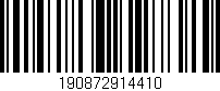 Código de barras (EAN, GTIN, SKU, ISBN): '190872914410'