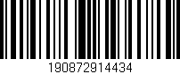 Código de barras (EAN, GTIN, SKU, ISBN): '190872914434'