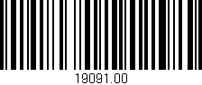 Código de barras (EAN, GTIN, SKU, ISBN): '19091.00'