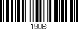 Código de barras (EAN, GTIN, SKU, ISBN): '190B'