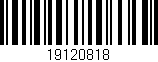 Código de barras (EAN, GTIN, SKU, ISBN): '19120818'