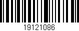 Código de barras (EAN, GTIN, SKU, ISBN): '19121086'