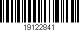 Código de barras (EAN, GTIN, SKU, ISBN): '19122841'