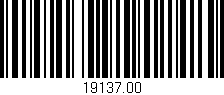 Código de barras (EAN, GTIN, SKU, ISBN): '19137.00'