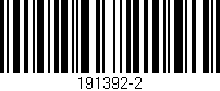 Código de barras (EAN, GTIN, SKU, ISBN): '191392-2'