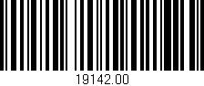 Código de barras (EAN, GTIN, SKU, ISBN): '19142.00'