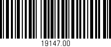 Código de barras (EAN, GTIN, SKU, ISBN): '19147.00'