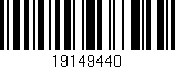 Código de barras (EAN, GTIN, SKU, ISBN): '19149440'