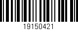 Código de barras (EAN, GTIN, SKU, ISBN): '19150421'