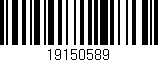 Código de barras (EAN, GTIN, SKU, ISBN): '19150589'