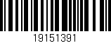 Código de barras (EAN, GTIN, SKU, ISBN): '19151391'