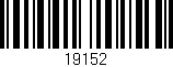 Código de barras (EAN, GTIN, SKU, ISBN): '19152'