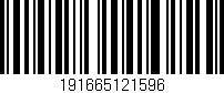 Código de barras (EAN, GTIN, SKU, ISBN): '191665121596'