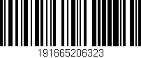 Código de barras (EAN, GTIN, SKU, ISBN): '191665206323'