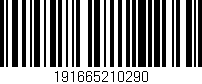 Código de barras (EAN, GTIN, SKU, ISBN): '191665210290'