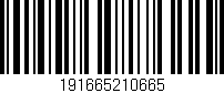 Código de barras (EAN, GTIN, SKU, ISBN): '191665210665'