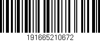 Código de barras (EAN, GTIN, SKU, ISBN): '191665210672'