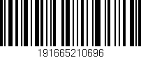 Código de barras (EAN, GTIN, SKU, ISBN): '191665210696'
