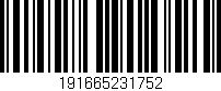 Código de barras (EAN, GTIN, SKU, ISBN): '191665231752'
