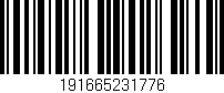 Código de barras (EAN, GTIN, SKU, ISBN): '191665231776'