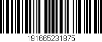 Código de barras (EAN, GTIN, SKU, ISBN): '191665231875'