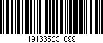 Código de barras (EAN, GTIN, SKU, ISBN): '191665231899'