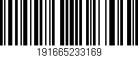 Código de barras (EAN, GTIN, SKU, ISBN): '191665233169'