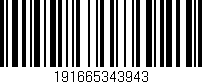 Código de barras (EAN, GTIN, SKU, ISBN): '191665343943'