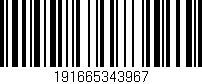 Código de barras (EAN, GTIN, SKU, ISBN): '191665343967'