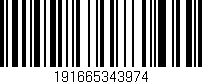 Código de barras (EAN, GTIN, SKU, ISBN): '191665343974'