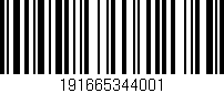 Código de barras (EAN, GTIN, SKU, ISBN): '191665344001'