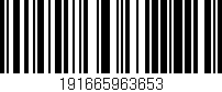 Código de barras (EAN, GTIN, SKU, ISBN): '191665963653'