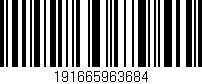 Código de barras (EAN, GTIN, SKU, ISBN): '191665963684'