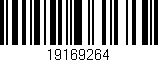 Código de barras (EAN, GTIN, SKU, ISBN): '19169264'