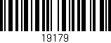 Código de barras (EAN, GTIN, SKU, ISBN): '19179'