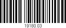 Código de barras (EAN, GTIN, SKU, ISBN): '19180.03'