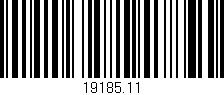 Código de barras (EAN, GTIN, SKU, ISBN): '19185.11'