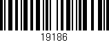 Código de barras (EAN, GTIN, SKU, ISBN): '19186'