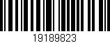 Código de barras (EAN, GTIN, SKU, ISBN): '19189823'