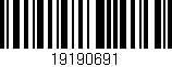 Código de barras (EAN, GTIN, SKU, ISBN): '19190691'