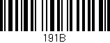 Código de barras (EAN, GTIN, SKU, ISBN): '191B'