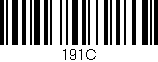 Código de barras (EAN, GTIN, SKU, ISBN): '191C'