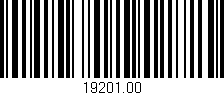 Código de barras (EAN, GTIN, SKU, ISBN): '19201.00'