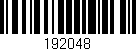 Código de barras (EAN, GTIN, SKU, ISBN): '192048'