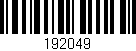 Código de barras (EAN, GTIN, SKU, ISBN): '192049'