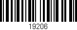 Código de barras (EAN, GTIN, SKU, ISBN): '19206'
