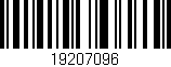 Código de barras (EAN, GTIN, SKU, ISBN): '19207096'