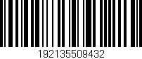 Código de barras (EAN, GTIN, SKU, ISBN): '192135509432'