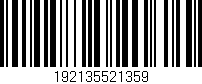 Código de barras (EAN, GTIN, SKU, ISBN): '192135521359'